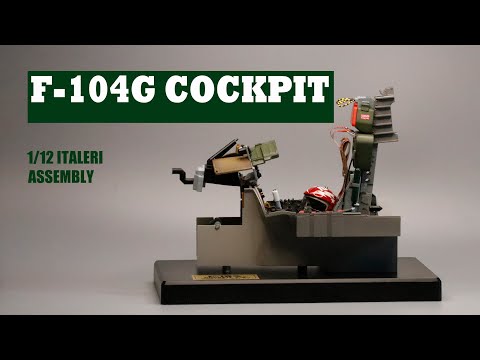 Building a F-104G Cockpit ,ITALERI 1/12, ASSEMBLY - YouTube