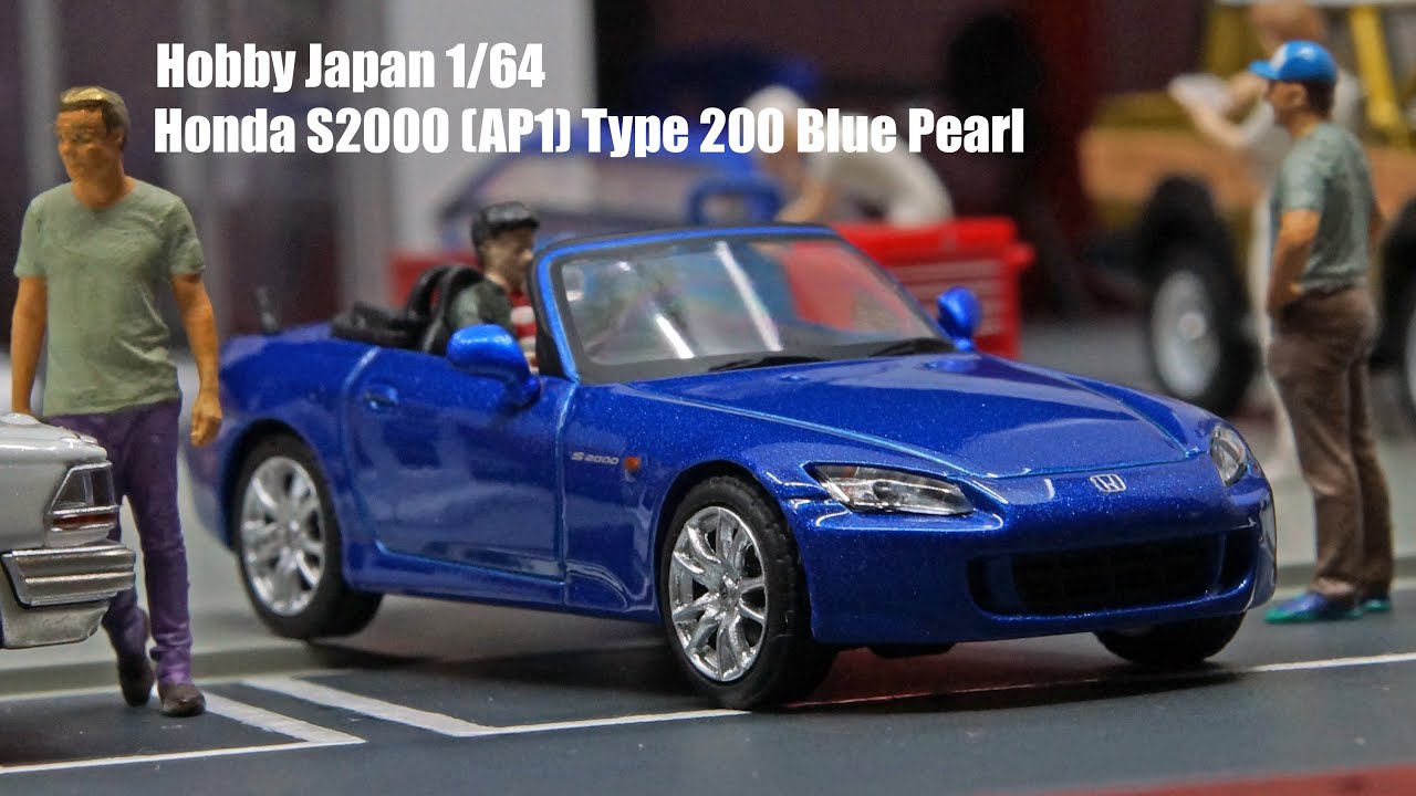 Hobby Japan 1/64 Honda S2000 (AP1) Type 200 Blue Pearl ホンダS2000