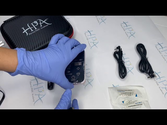 Hawaii PMU Academy Machine アートメイクマシンの使用法 - YouTube