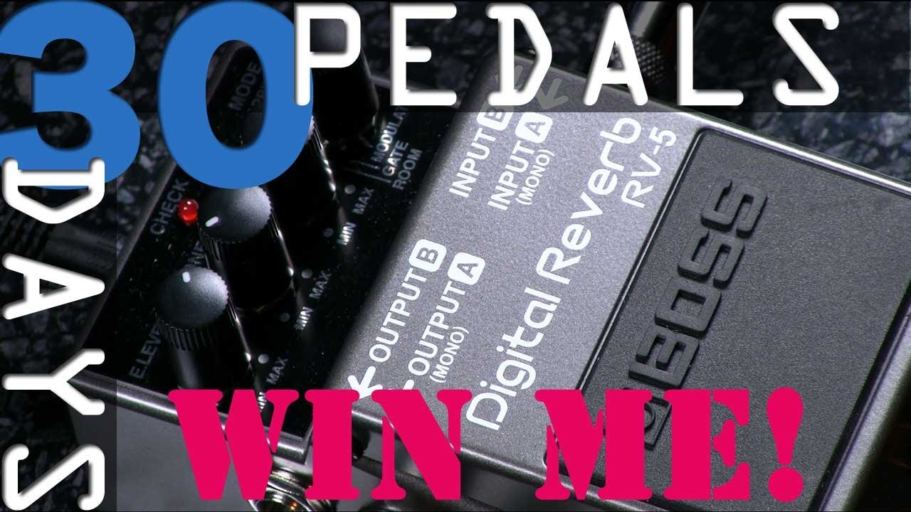Boss Digital Reverb RV-5 Bitesize Review - 30 Days, 30 Pedals