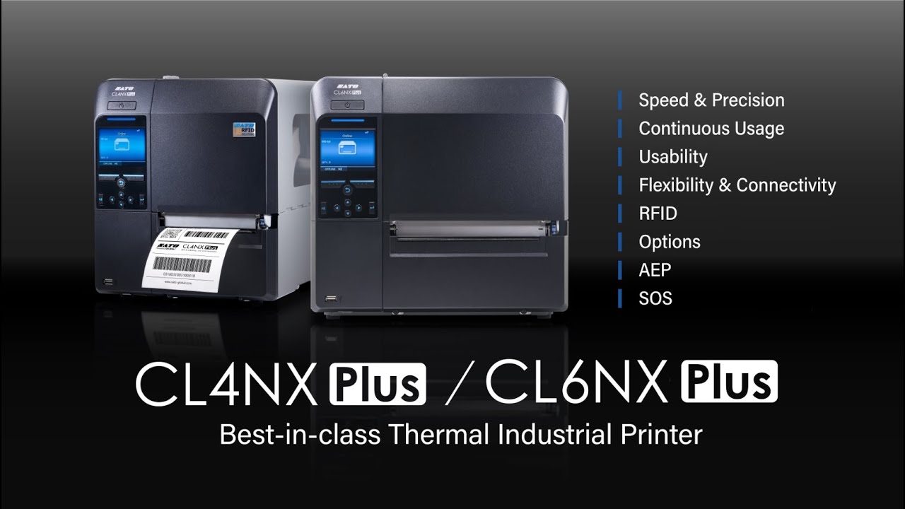 SATO CL6NX Plus Series Thermal Barcode Label Printer | atlasRFIDstore