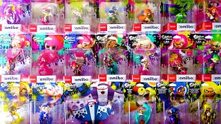 I've finally collected all of the Splatoon amiibo that have been