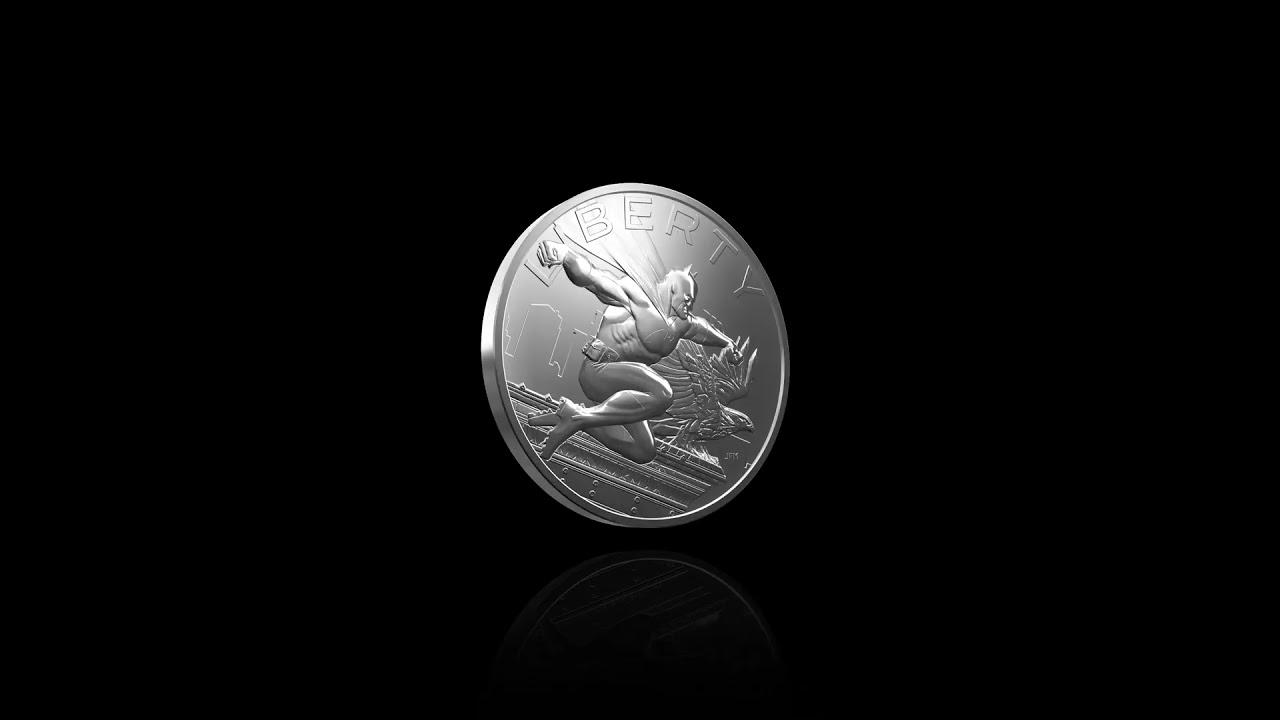希少！DC バットマン 1オンス純銀 2020年発行 2020 1oz FINE SILVER
