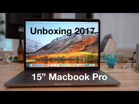 Unboxing Mid-2017 Macbook Pro 15