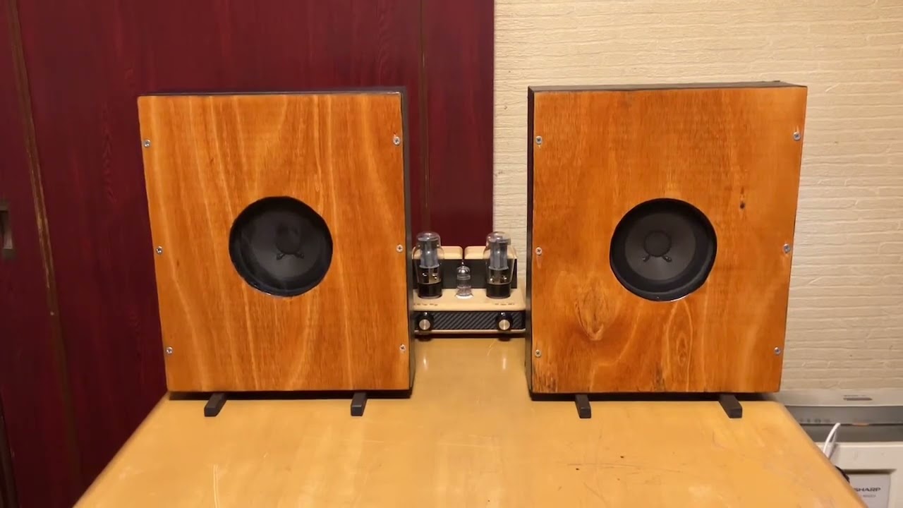 ミニ銀箱 アルテック204-8Aユニット使用スピーカーボックス ミニ銀箱