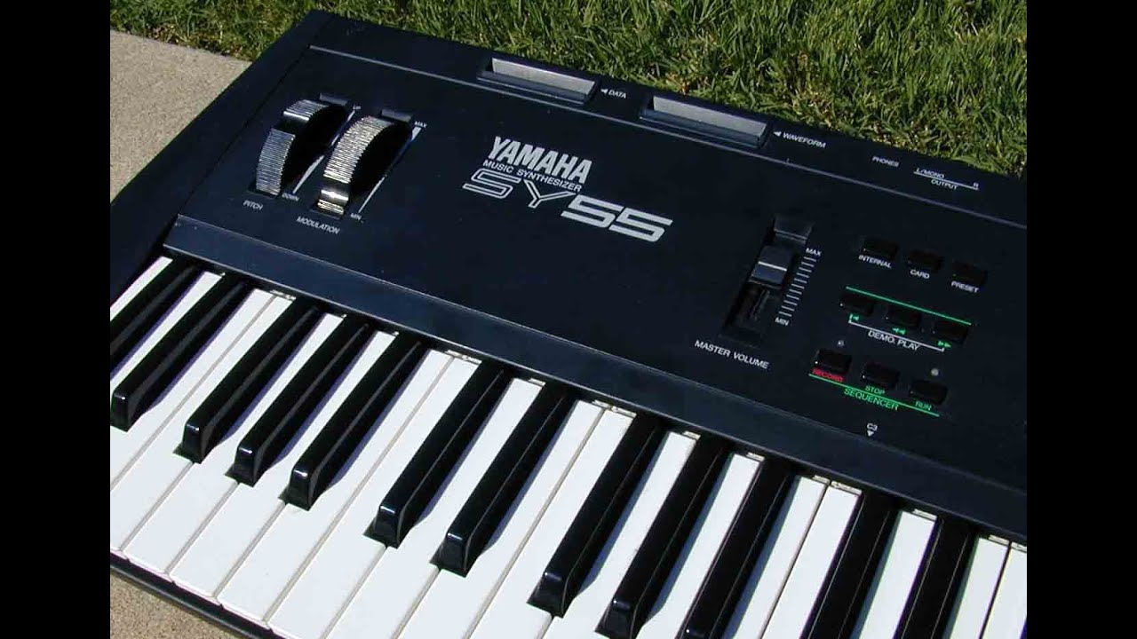 Yamaha SY55 Synthesizer Sound Demo - YouTube