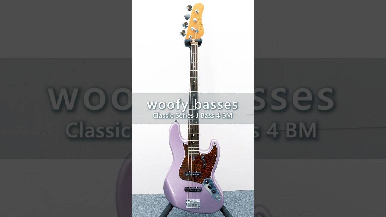 Sound Demo】woofy basses / Classic Series J Bass 4 BM - YouTube