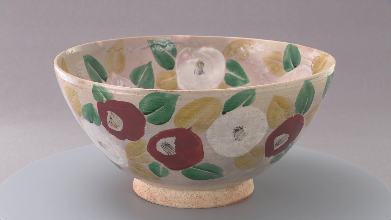 蟹絵、鉢、北大路魯山人作、サイズ高ー6センチ、横−18センチ 蟹絵