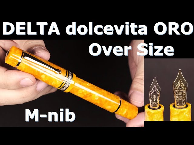 デルタ ドルチェビータ オーロ バーメイル ピストンフィリング 万年筆