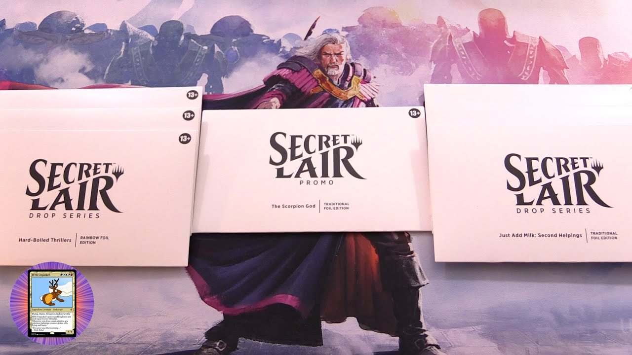 MTG Secret Lair: Winter Superdrop 2024 Foil Bundle Unboxed - YouTube