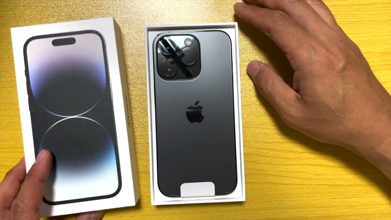 グッズ】iPhone 14 Proスペースブラック - YouTube