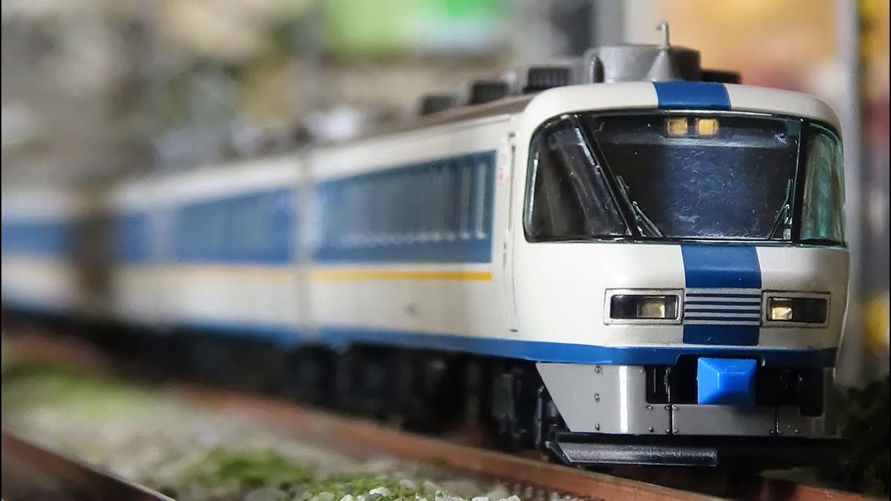Nゲージ 485系 しらさぎ 新塗装(あおさぎ色) TOMIX 走行シーン集 - YouTube