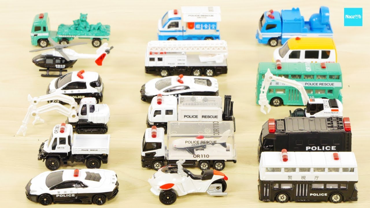 Tomica Police Cars Collection - YouTube