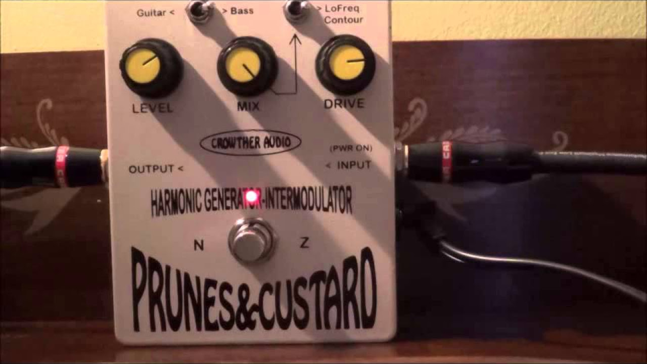 Prunes and Custard Bass Demo - YouTube