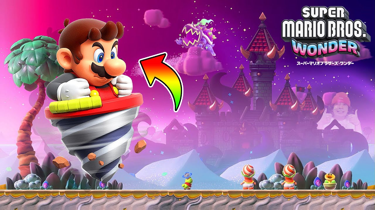 砂漠の迷宮でドリルマリオが大暴れ！🪚🏜️【スーパーマリオブラザーズ