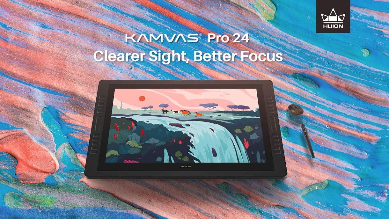 HUION KAMVAS PRO 24 ANNOUNCEMENT &INCREDIBLE GIVEAWAY - YouTube