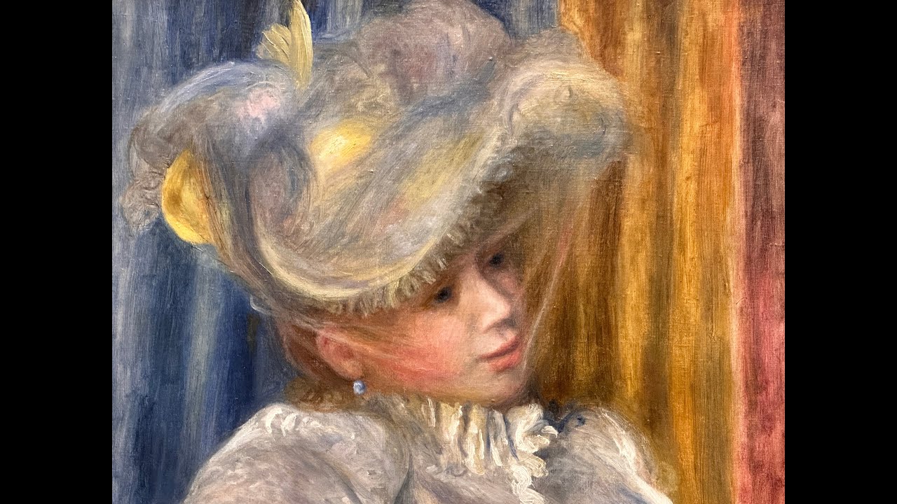 ルノアール 帽子の女 工芸画 ルノアール 帽子の女 工芸画 帽子の女|