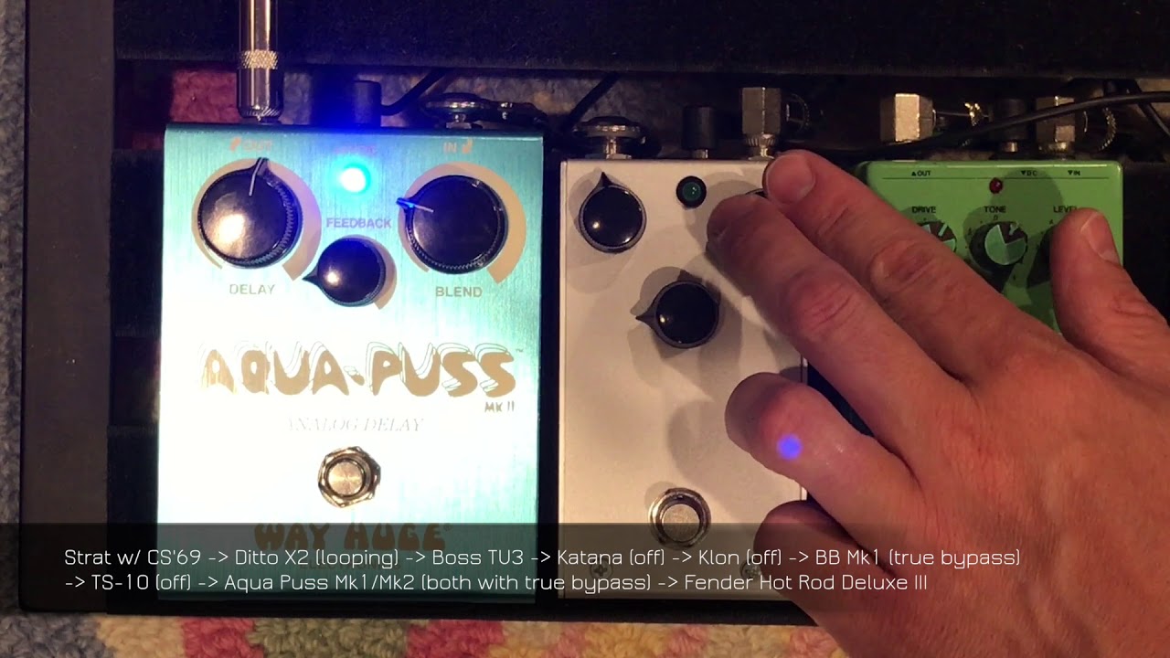 Way Huge Aqua Puss Original MKI (MN3005) vs MKII | John Mayer and