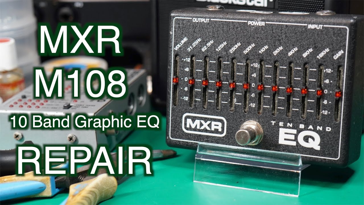 GUITAR PEDAL REPAIR] MXR M108 10 Band Graphic EQ Only 125Hz does