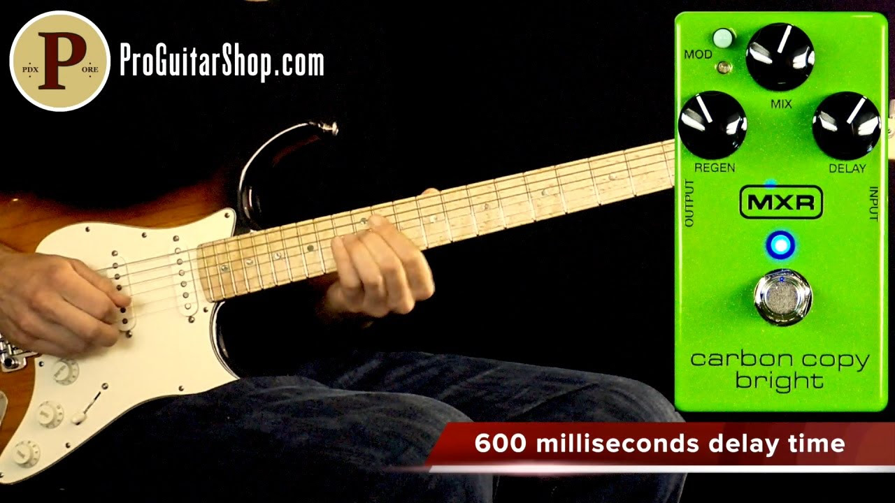 MXR Carbon Copy Bright demo by Mike Hermans - YouTube