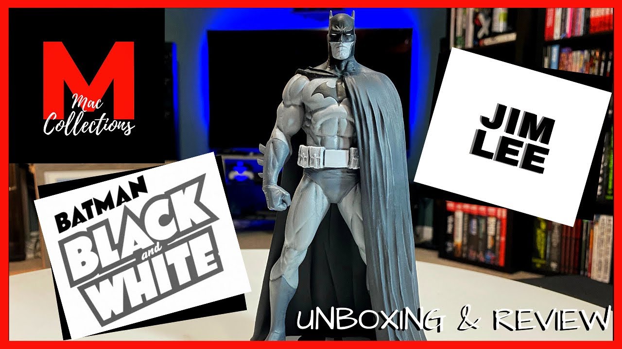 JIM LEE : BATMAN BLACK & WHITE V.3 STATUE | UNBOXING & REVIEW