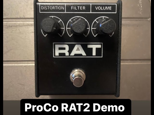 ProCo RAT2 Demo with a Telecaster, Stratocaster, Jazzmaster, PRS