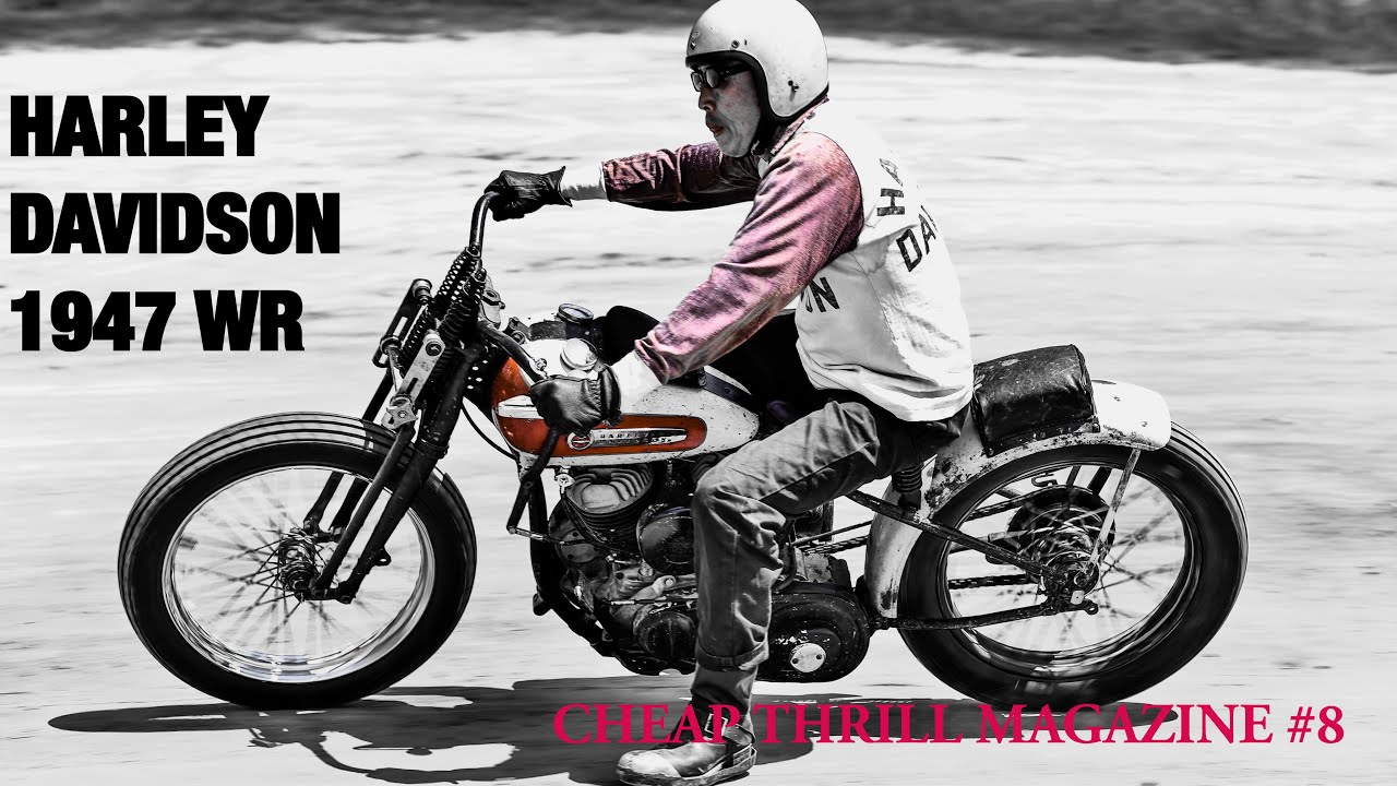 CHEAP THRILL MAGAZINE #8 Vintage Factory Racer HARLEY DAVIDSON