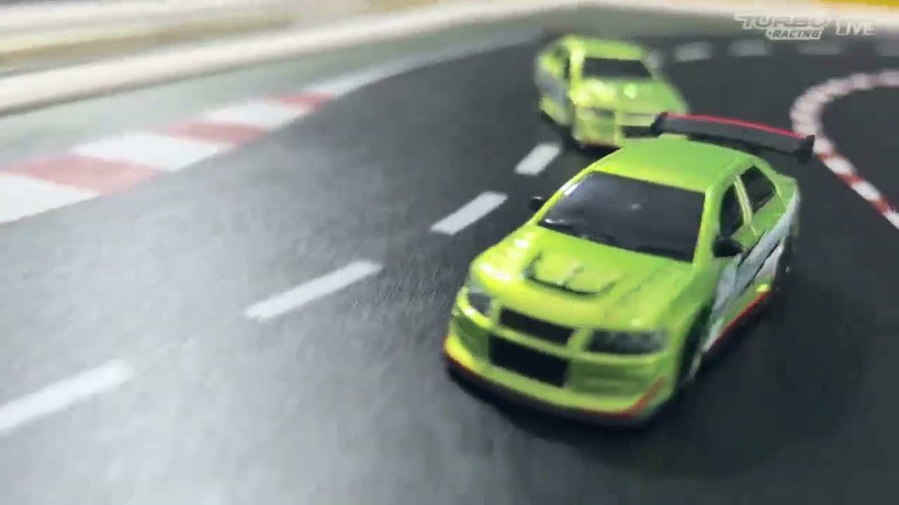 TURBO RACING 1:76 C66 Green Drift Car - YouTube