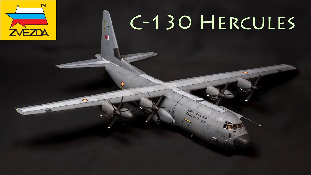 Zvezda C-130J-30 Hercules 1/72 [Full Build] - YouTube