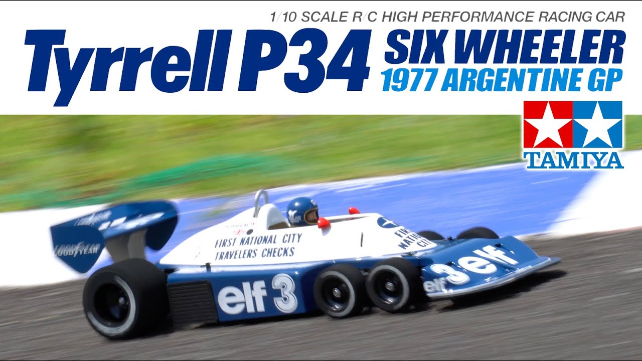 TAMIYA 1/10 R/C Tyrrell P34 SIX WHEELER 1977 ARGENTINE GP タミヤ