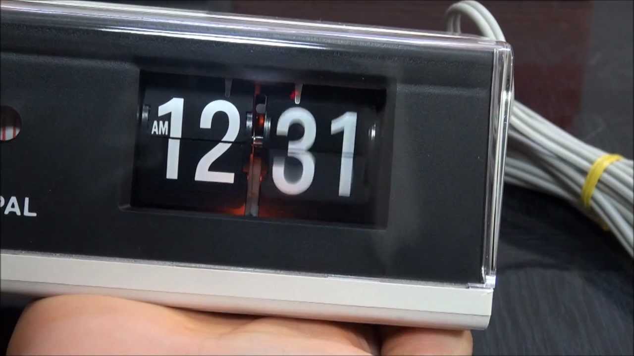 COPAL AP-110 パタパタ時計 1977 Japanese COPAL Flip Clock AP-110