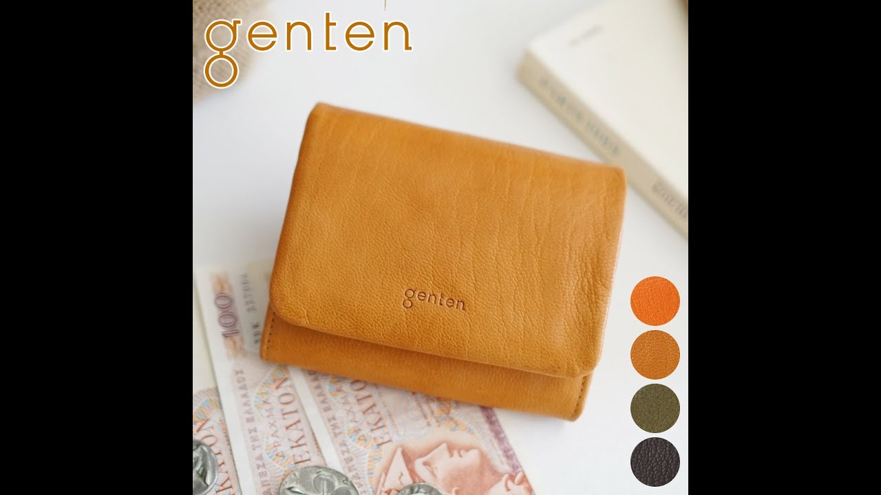 genten（ゲンテン） GOAT BASIC（ゴートベーシック）小銭入れ付き二