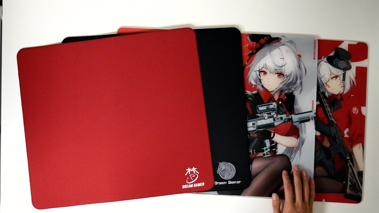 ガラスも布も価格以上なDream Gamerのマウスパッド4種をレビュー - YouTube