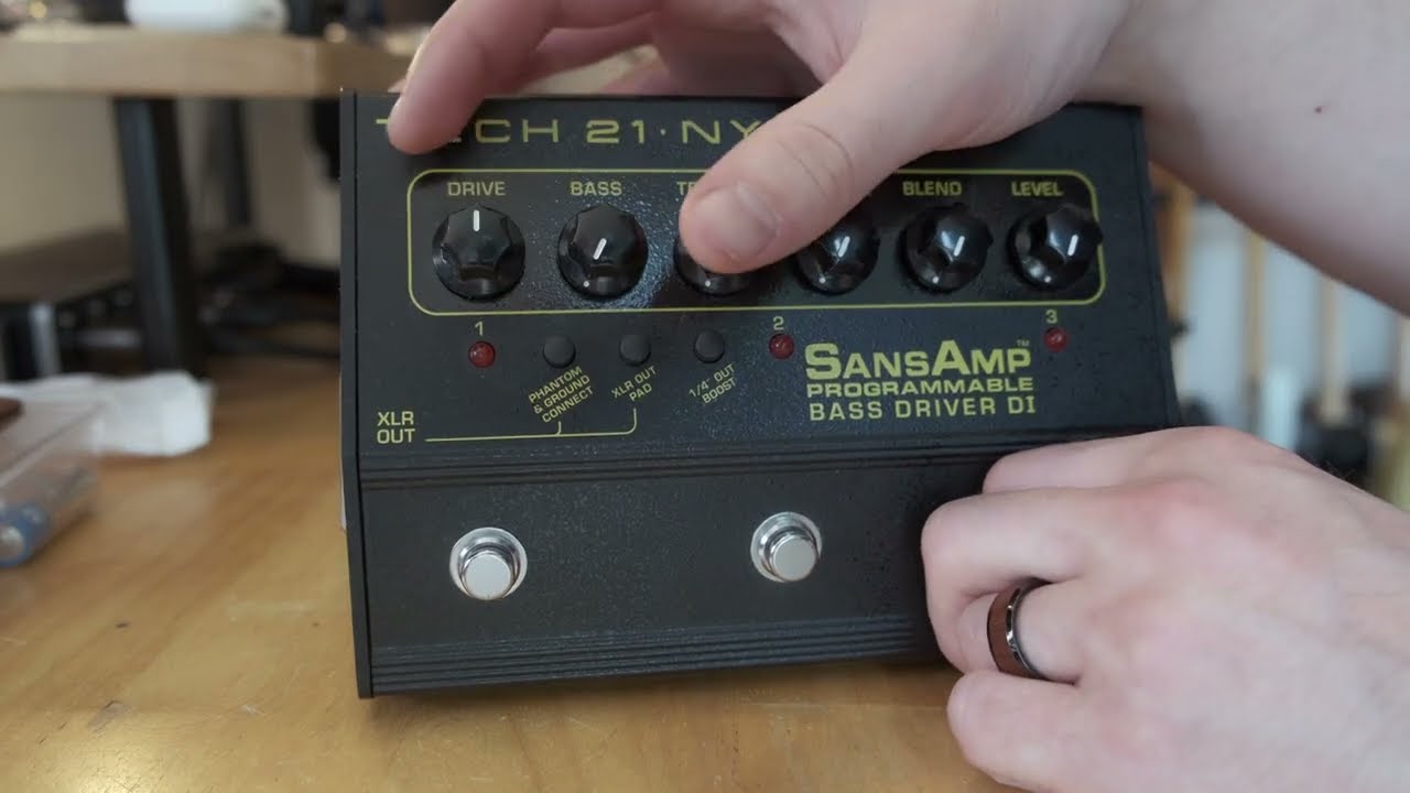 Tech 21 SansAmp Programmable Bass Driver DI | Review and Demo