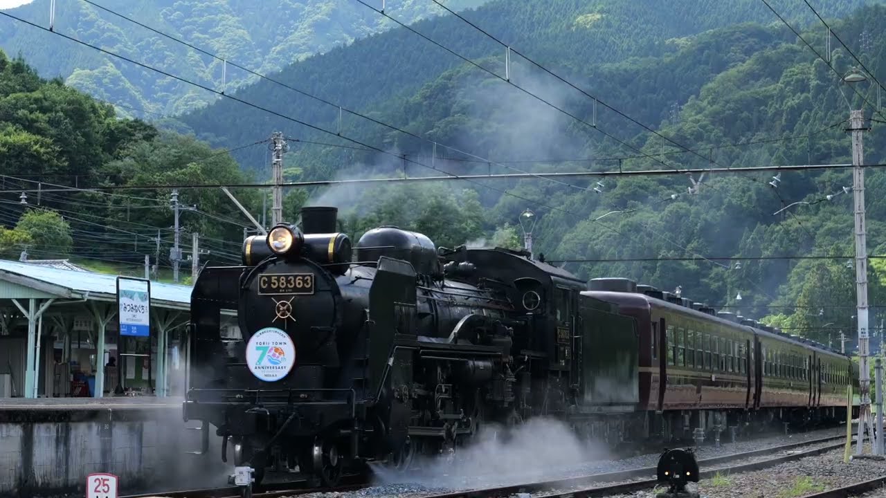 4K車窓映像】秩父鉄道・上り「SLパレオエクスプレス」三峰口〜影森