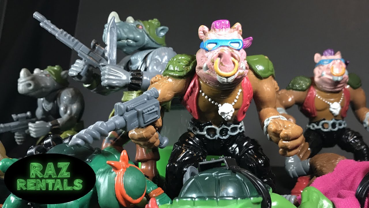 TMNT Bebop and Rocksteady 1988 Soft Head Vs Hard Head Review