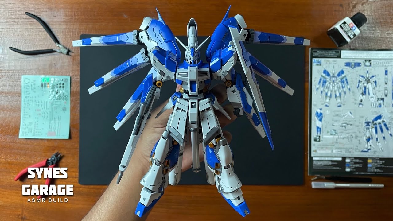 Hi Nu Gundam RG 1/144 | ASMR BUILD | RX-93-ν2 Hi-ν Gundam (RX-93