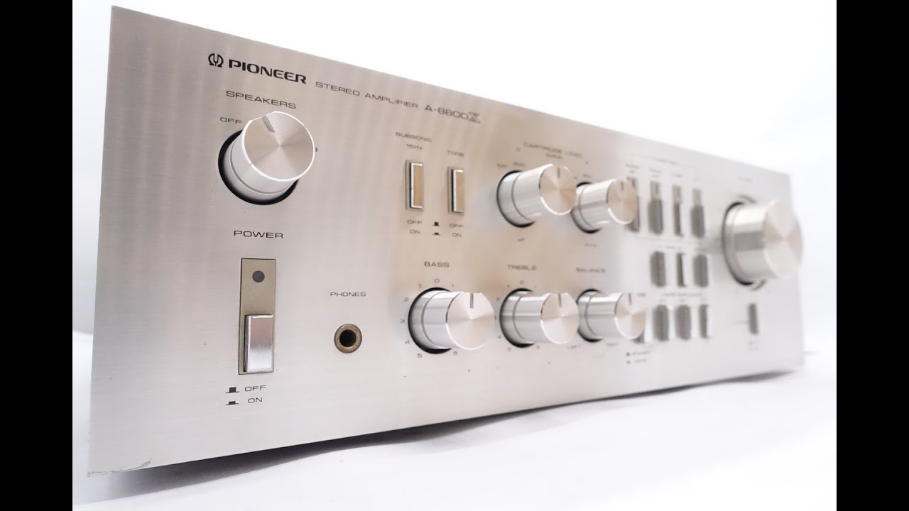 Amplificador Pioneer A-8800 X - YouTube