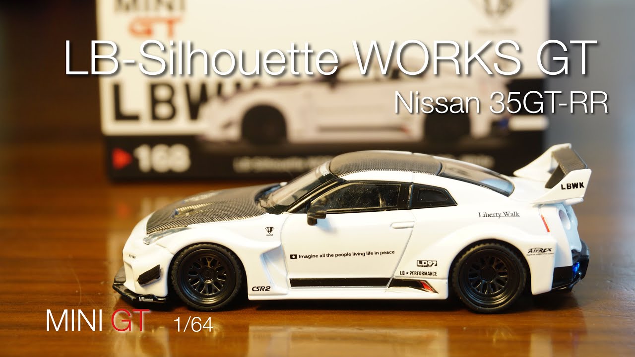 MINI GT LB-Silhouette WORKS GT Nissan 35GT-RR 1/64 ミニカー - YouTube