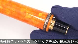 DELTA デルタ 万年筆 ドルチェビータ パピヨン バーメイル M - YouTube