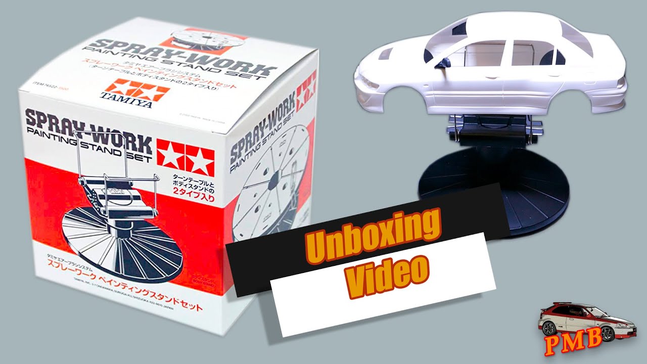 Tamiya Spray-Work Painting Stand Set Unboxing - YouTube