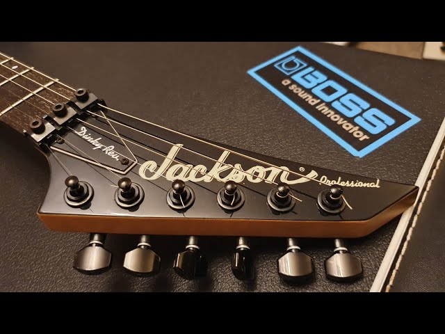 Jackson Professional Dinky Reverse Headstock Deep Purple Guitar Up