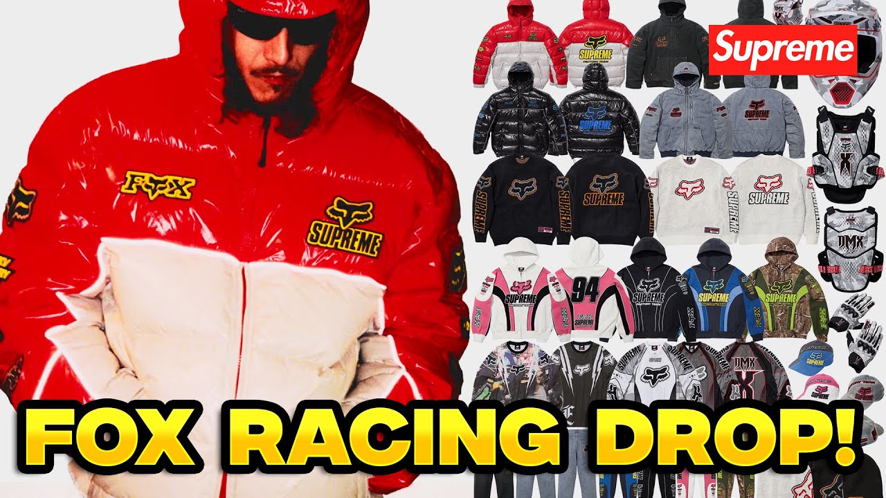 FOX RACING COLLABORATION IS HERE! SUPREME FW25 WEEK 9 DROP
