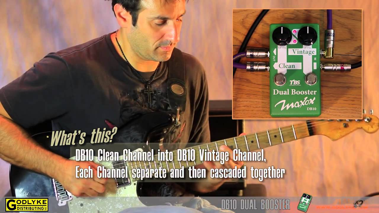 PIMPIN PEDALS' - Maxon DB10 Dual Booster - Guitar Effects Boost