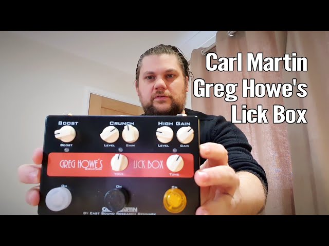 Greg Howe's Lick Box from Carl Martin - YouTube