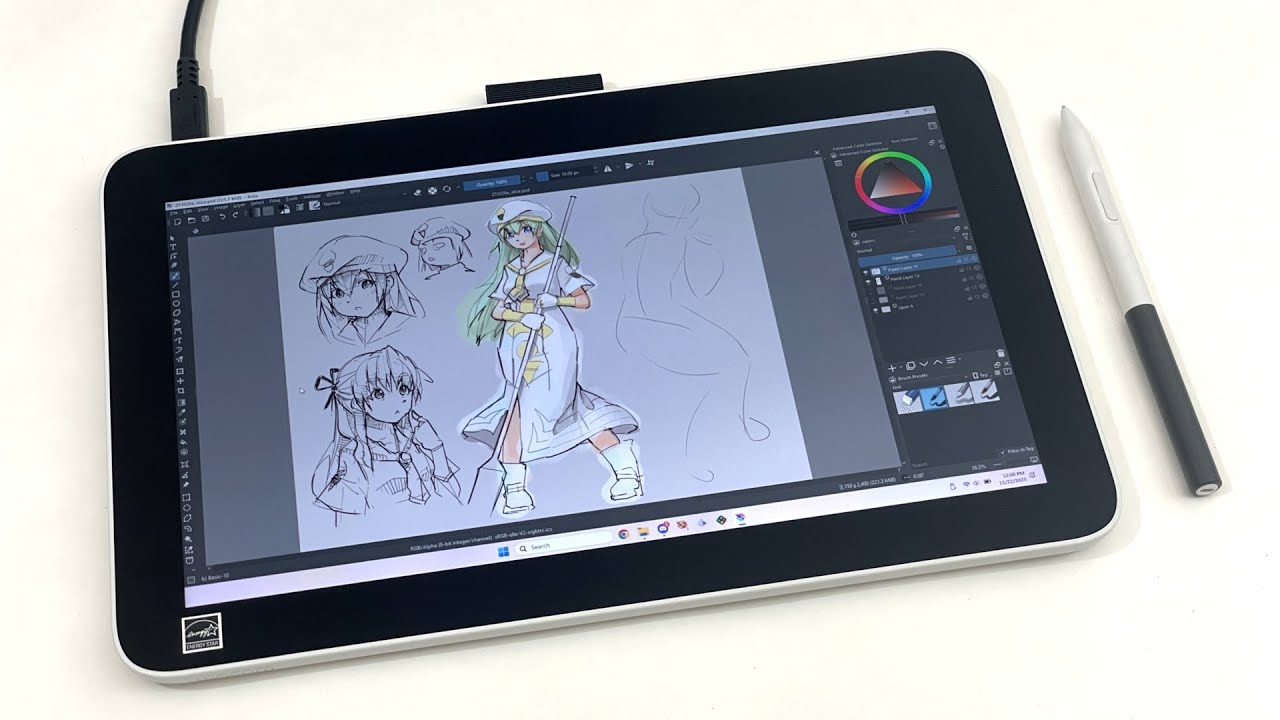 液タブ・ペンタブ Wacom One DTC121 Wacom-One-pen-display-feature-