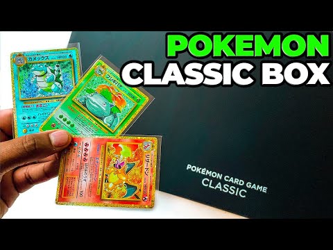 Pokemon Card Game Classic Japanese Box OPENING! - YouTube