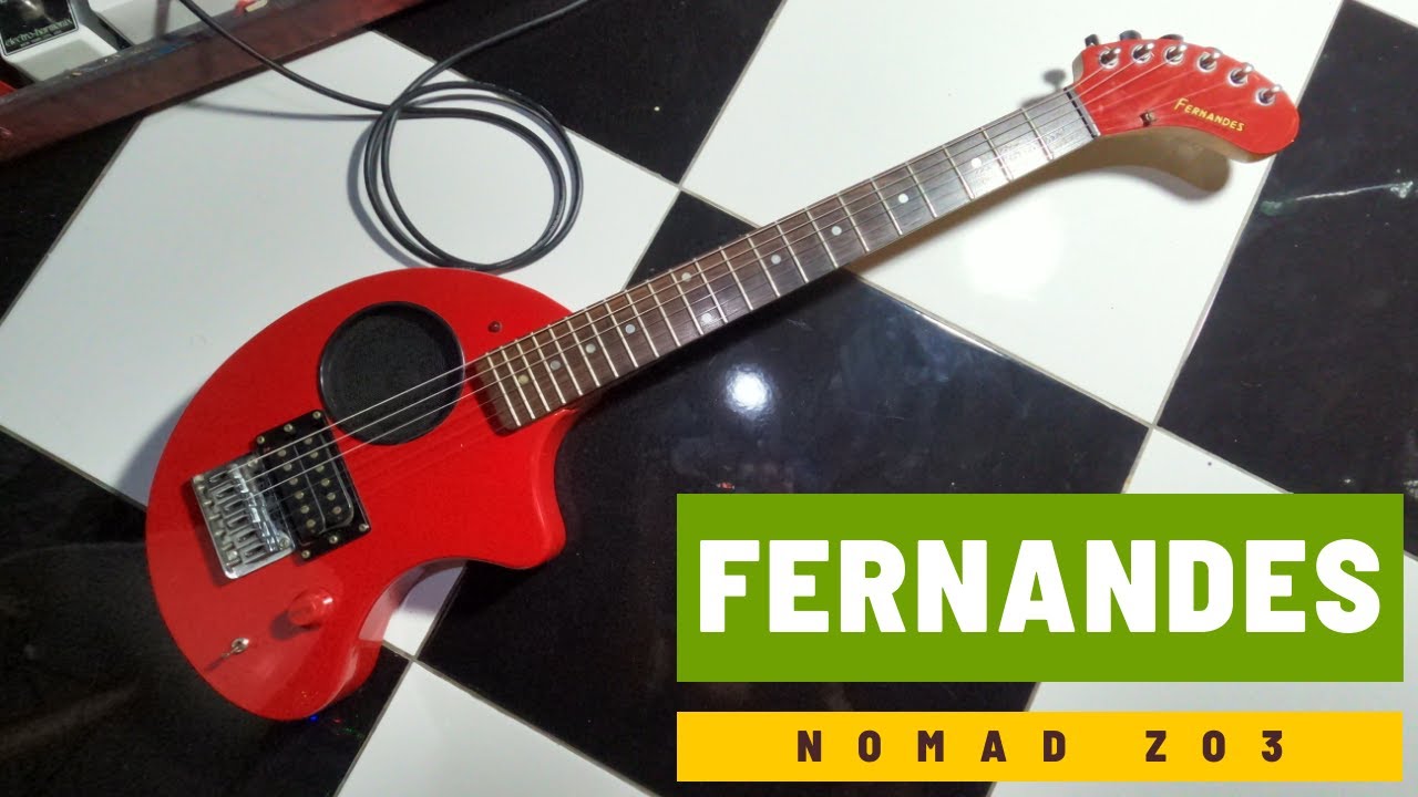 Fernandes Nomad ZO3 Made in Japan : Best Travel Guitar, Ever
