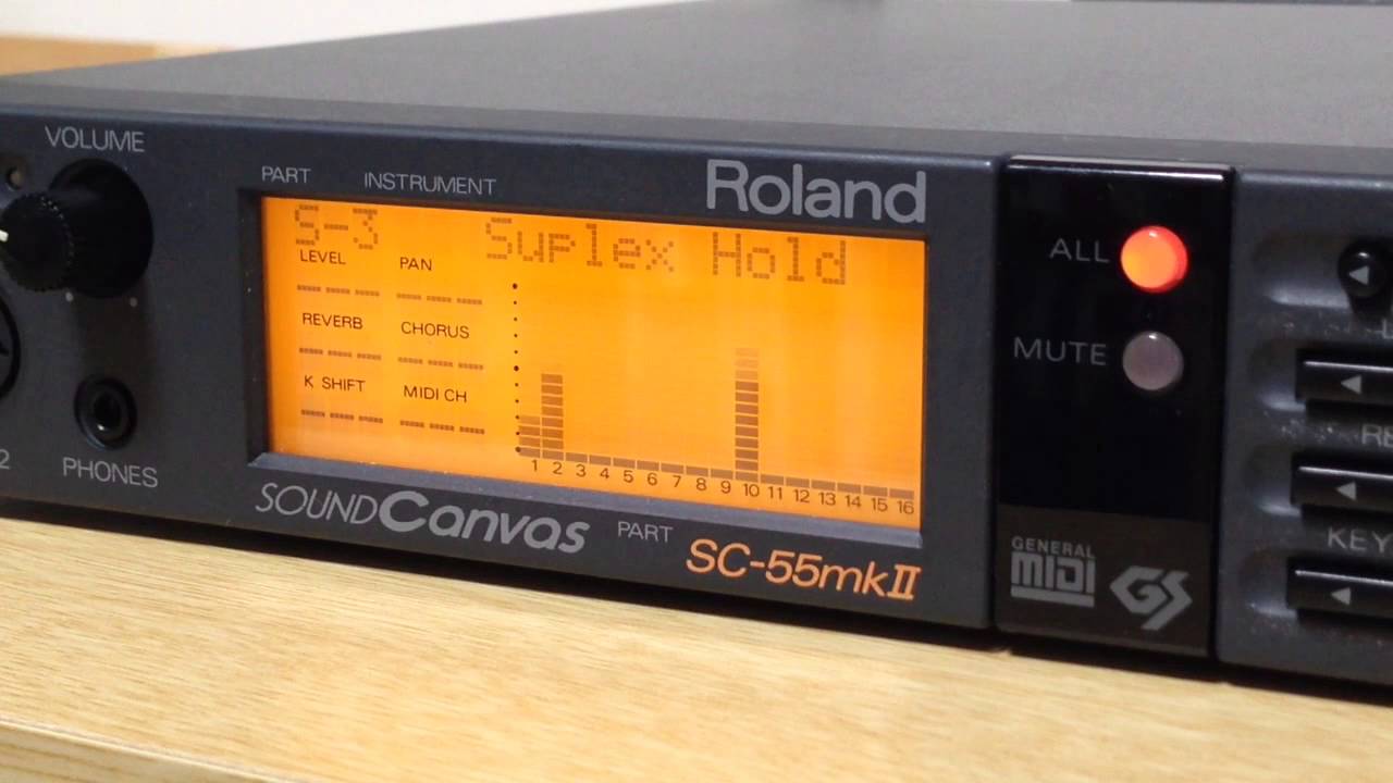 Roland SC-55 MK? MK2 sound module サウンドモジュール ローランド