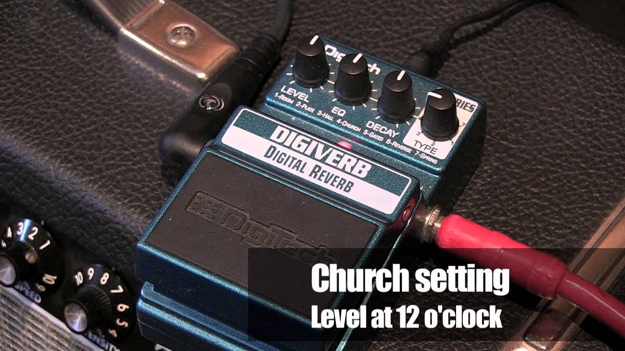 Digitech Digiverb (digital reverb pedal) - YouTube